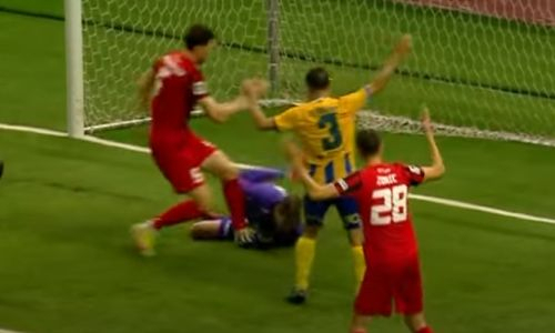 «Кызыл-Жар» — АПОЭЛ. Видеообзор матча Лиги Конференций