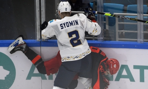 «Барыс» трижды вел в счете и проиграл на старте Кубка Президента РК