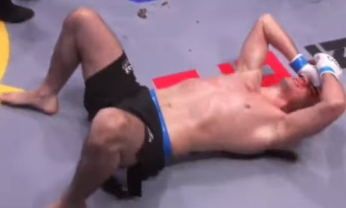 Брутальным нокаутом закончился титульный бой на турнире лиги Хабиба в Нур-Султане. Видео