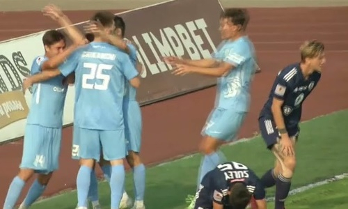 Видео автогола Сулея матча Кубка Казахстана «Кызыл-Жар» — «Каспий»