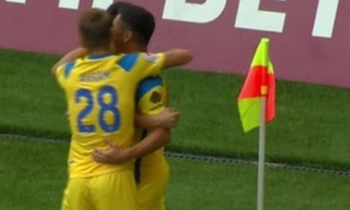 Видео гола Турысбека матча Кубка Казахстана «Астана» — «Жетысу»