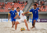 Фоторепортаж с матча Евролиги-2022 по пляжному футболу Казахстан — Греция 3:5