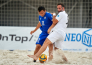Фоторепортаж с матча Евролиги-2022 по пляжному футболу Казахстан — Греция 3:5