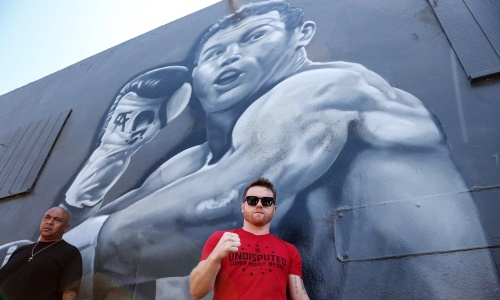 «Канело» продемонстрировал актуальную форму за две недели до третьего боя с Головкиным. Фото