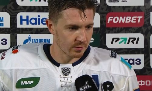 Форвард «Барыса» объяснил провальную игру в большинстве с «Витязем»