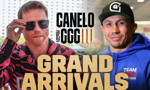 Прямая трансляция прибытия Головкина и «Канело» на место третьего боя в Лас-Вегасе