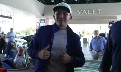 Головкин торжественно прибыл на место третьего боя с «Канело». Видео