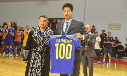 Динмухамбет Сулейменов сыграл 100 матчей за сборную Казахстана