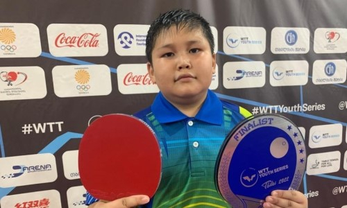 Казахстанец стал медалистом юношеского турнира по настольному теннису в Грузии