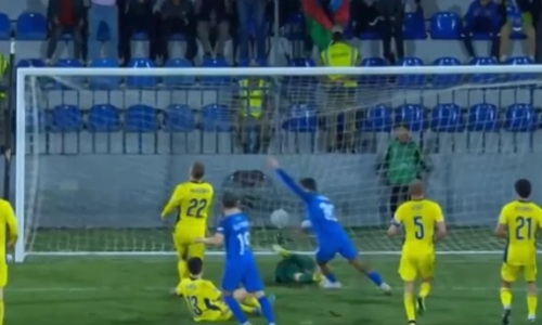 Видео голов матча Азербайджан — Казахстан в Лиге наций