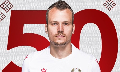 Игрок «Астаны» отметил юбилей в матче за сборную в Лиге наций