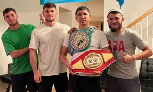 Али Ахмедов побывал в гостях у другого казахстанского боксера в США позле завоевания титулов