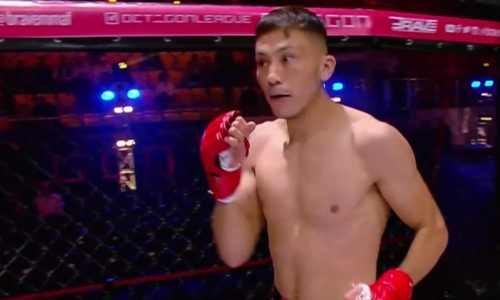 Досрочной победой бойца из Казахстана начался турнир Octagon 35 и Brave CF 62 в Алматы