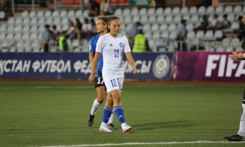 Фоторепортаж с матча отбора на чемпионат мира-2023 среди женщин Казахстан — Эстония 0:2
