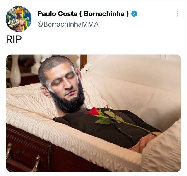 Хамзата Чимаева положили в гроб после его драки с участием ста человек. Фото