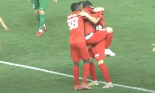 Видео гола Лобжанидзе матча Премьер-Лиги «Мактаарал» — «Кызыл-Жар»