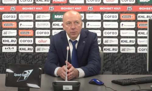 Видео послематчевой пресс-конференции игры КХЛ «Барыс» — «Сибирь» 2:0