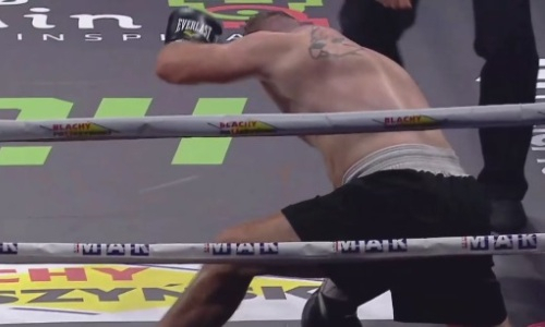 Крепкий поляк выстоял после четырех нокдаунов на вечере бокса с тремя казахстанцами. Видео