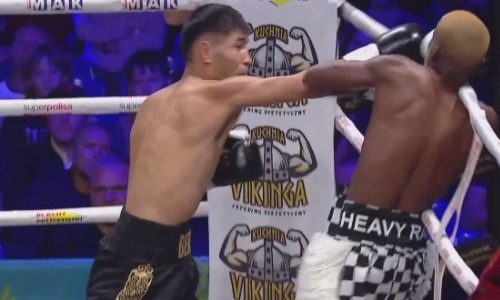Видео полного боя с нокаутом казахстанским боксером бывшего чемпиона за титул WBA