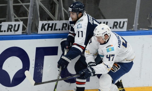 Хоккеист «Барыса» сыграл юбилейный матч в КХЛ