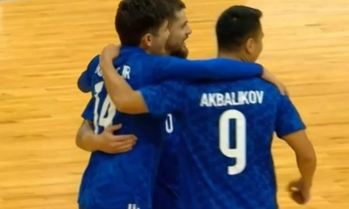 Видео голов матча Казахстан — Словения отбора на ЧМ-2024 по футзалу