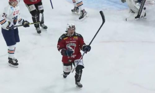 Казахстанский хоккеист отметился дублем в матче чемпионата Финляндии. Видео