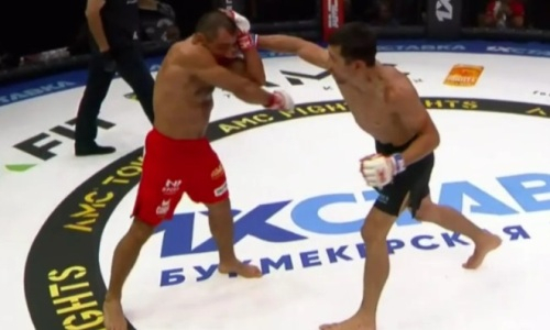 Как казахстанский боец стал новым чемпионом AMC Fight Nights. Видео