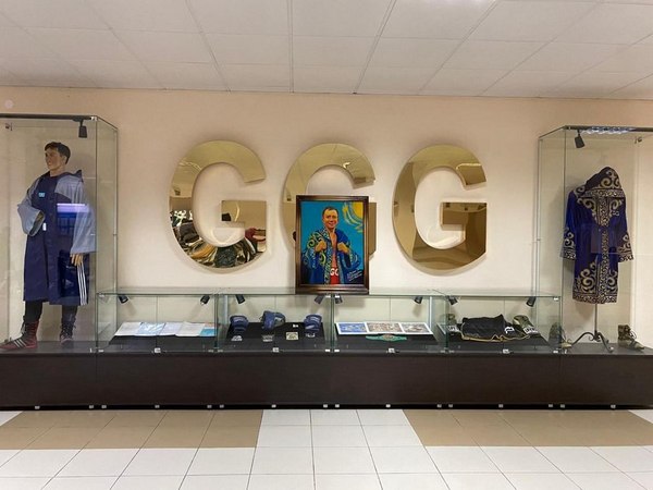 Казахстанский осужденный нарисовал портрет Головкина. Фото