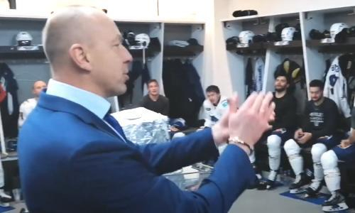 Представлено видео из раздевалки «Барыса» после победы над «Ак Барсом»