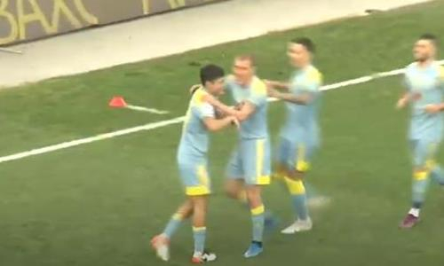 Видео гола Досмагамбетова матча Премьер-Лиги «Кайрат» — «Астана»