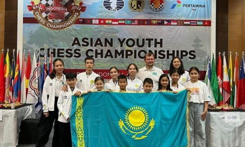 На чемпионате Азии казахстанские шахматисты завоевали 12 медалей