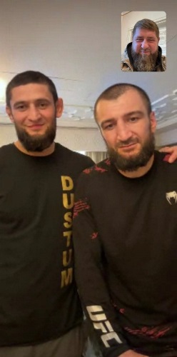 «Убедился лично». Рамзан Кадыров вмешался в конфликт Чимаева и Нурмагомедова. Фото