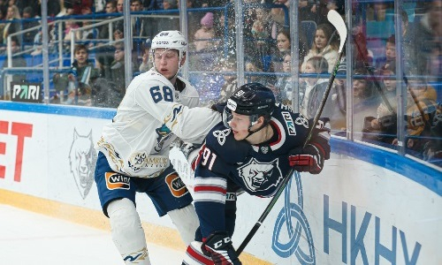 Фоторепортаж с матча КХЛ «Нефтехимик» — «Барыс» 4:2