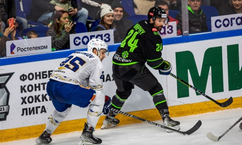 Фоторепортаж с матча КХЛ «Салават Юлаев» — «Барыс» 5:1