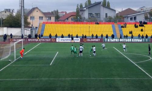 Видео гола Чогадзе матча Премьер-Лиги «Атырау» — «Шахтер»