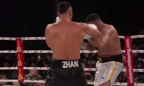 Видео полного боя с четырьмя нокдаунами и нокаутом боксера из Казахстана за титул WBC