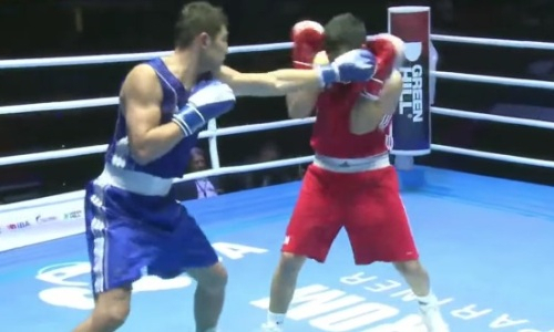 Видео полного боя, или как трехкратный чемпион из Казахстана на двух нокдаунах вышел в полуфинал ЧА-2022 по боксу