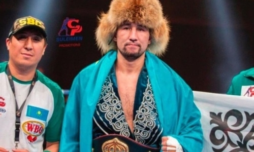 В Казахстане покажут прямую трансляцию боя Айдоса Ербосынулы за титул чемпиона мира WBA
