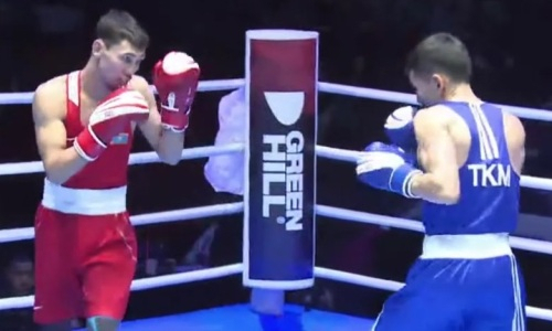 Полное видео первого боя Казахстана на ЧА-2022 по боксу