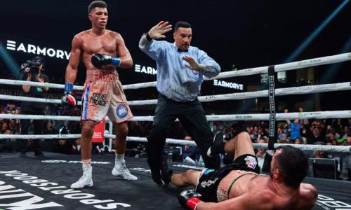 «Надеюсь, он отправится в тюрьму». Шокирующие действия судьи во время боя Айдоса Ербосынулы попали на видео