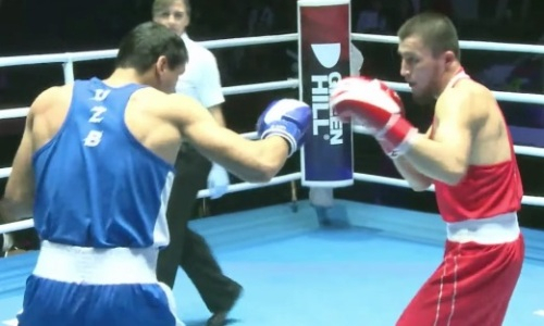 Видео полного боя чемпиона Казахстана с узбекистанцем в финале ЧА-2022 по боксу
