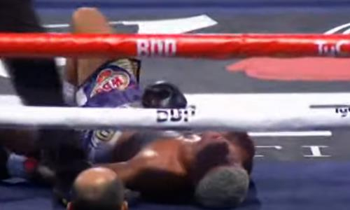 Жестким нокаутом после нокдауна завершился бой за титул чемпиона мира WBO. Видео