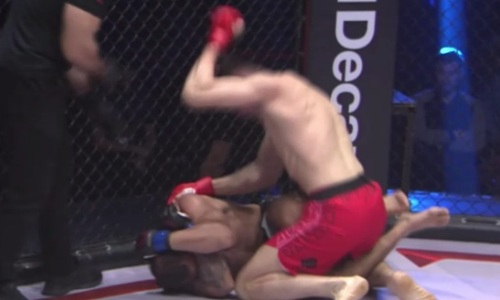Видео нокаута казахстанским бойцом с 25 победами бразильца на турнире Octagon 37