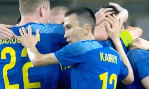 Казахстан сравнял счет в матче с ОАЭ. Видео