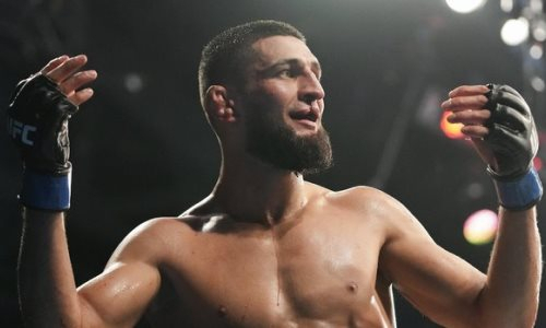 Хамзат Чимаев быстро «удосрочил» экс-соперника Шавката Рахмонова в UFC. Видео
