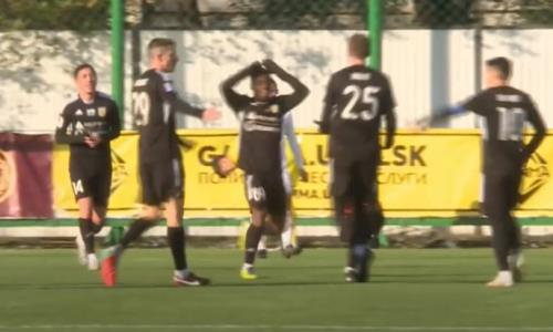 Видео второго гола Дебле матча Премьер-Лиги «Акжайык» — «Тобол»