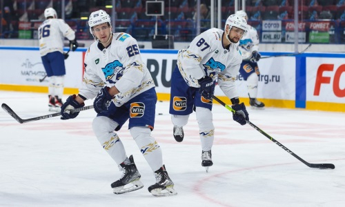 Фоторепортаж с матча КХЛ «Металлург» — «Барыс» 3:2 Б