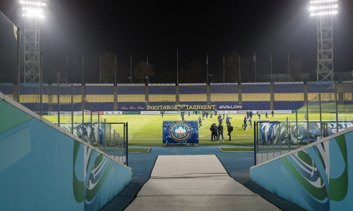 Опубликован фоторепортаж с предыгровой тренировки сборной Казахстана в Ташкенте