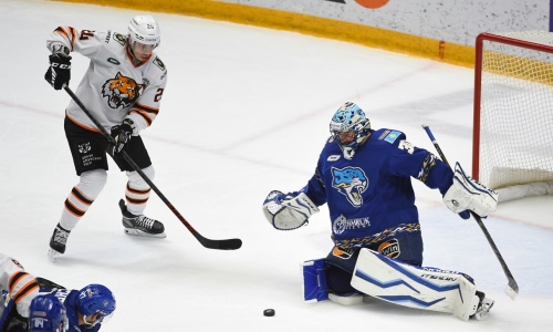 Фоторепортаж с матча КХЛ «Барыс» — «Амур» 1:3