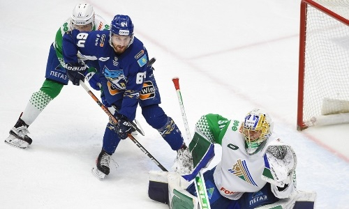 Фоторепортаж с матча КХЛ «Барыс» — «Салават Юлаев» 4:1